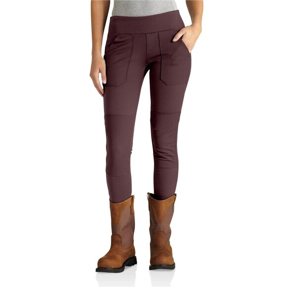Carhartt Women's Force Fitted Midweight Utility Leggings Blackberry Sz. XL 16-18 - Picture 9 of 9